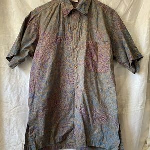 Vintage funky button down 90s